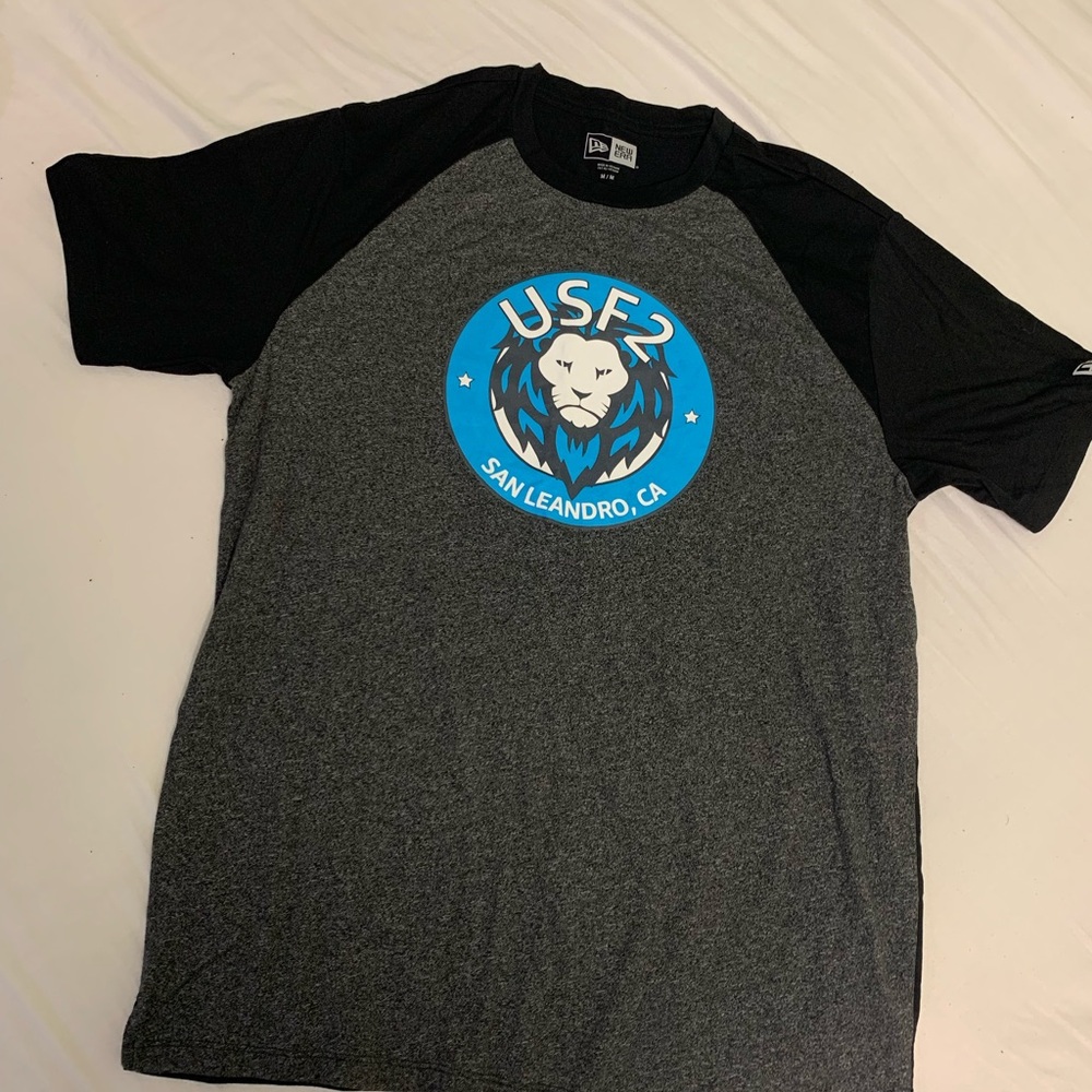 Gray and Black Men's Shirt